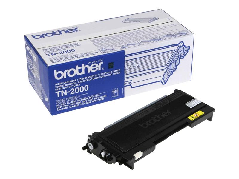 Brother TN2000 Origineel Zwart 1 stuk(s)