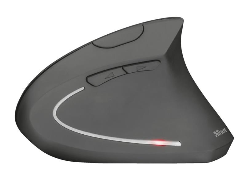 Trust Verto | Ergonomische Muis | DRAADLOZE | Verticaal | Grijs