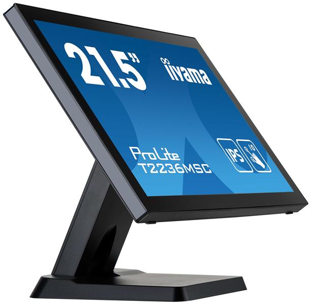 iiyama ProLite T2236MSC-B3 computer monitor 54,6 cm (21.5"") 1920 x 1080 Pixels Full HD LCD Touchscreen Zwart