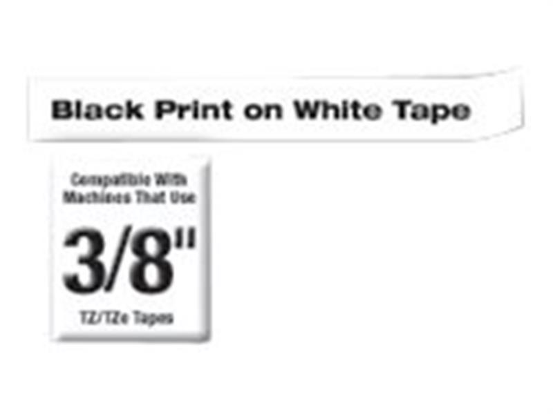 Brother TZe-221 labelprinter-tape Zwart op wit