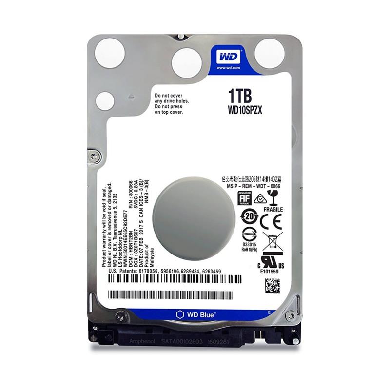 Western Digital Blue HDD 2 5 1 TB SATA3 5400 RPM 128 MB