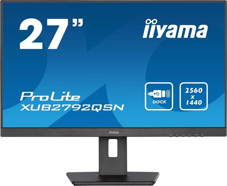 iiyama ProLite 68,6 cm (27"") 2560 x 1440 Pixels Wide Quad HD LED Zwart