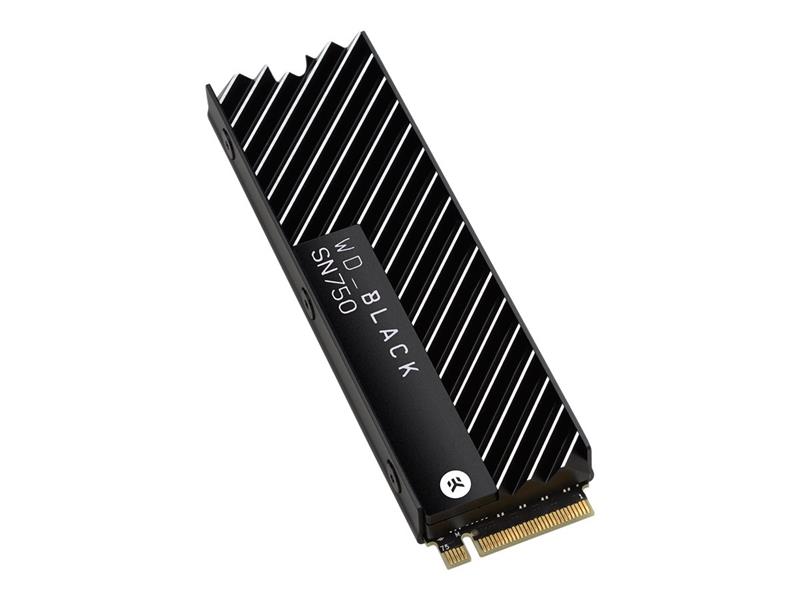 Western Digital SN750 Black SSD w heatsink 2 TB M 2 NVMe PCIe3x4 3400 2900 MB s