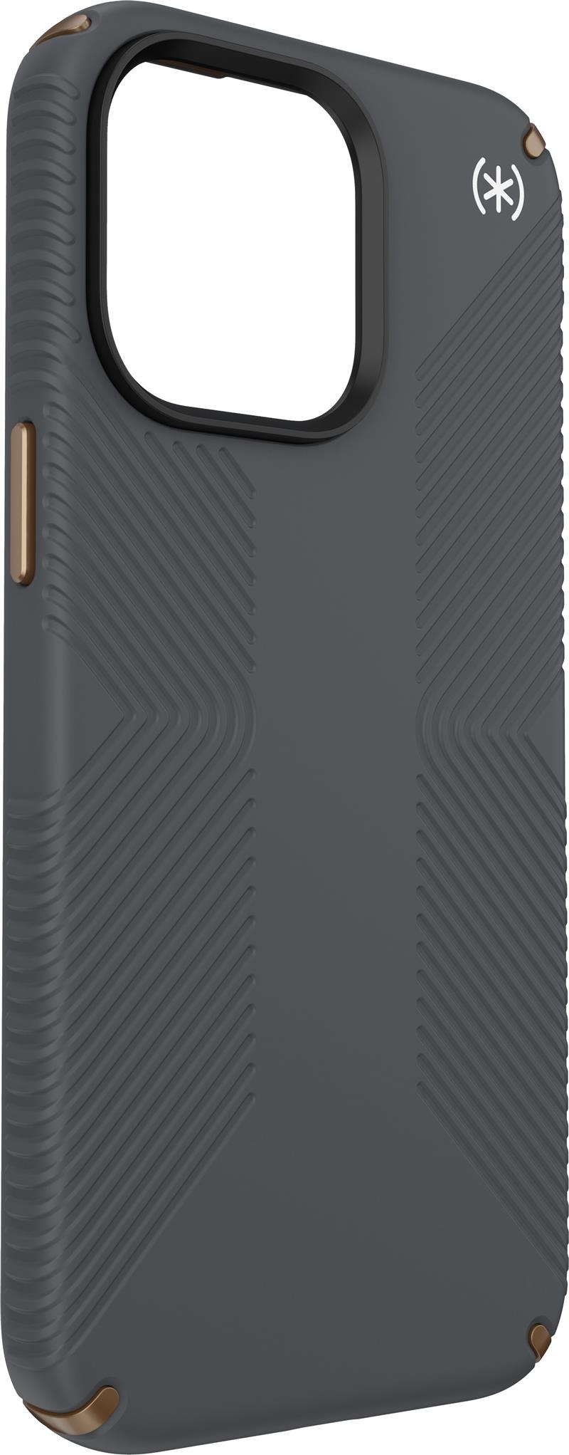 Speck Presidio2 Grip Apple iPhone 15 Pro Max Charcoal Grey - with Microban