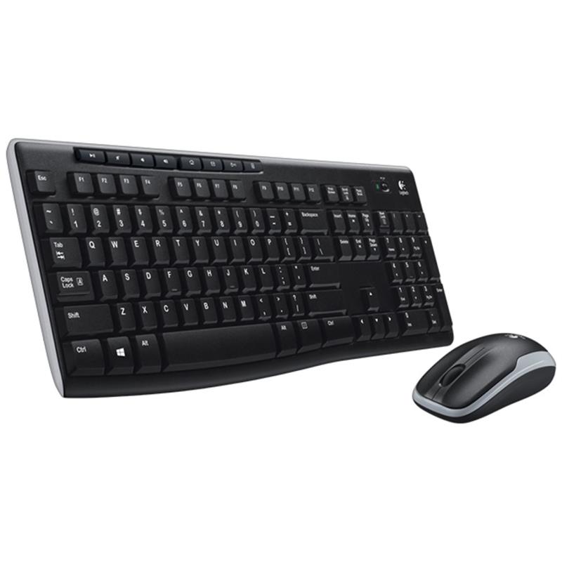 Logitech MK270 toetsenbord RF Draadloos QWERTY Tsjechisch, Polijsten, Turks Zwart, Zilver