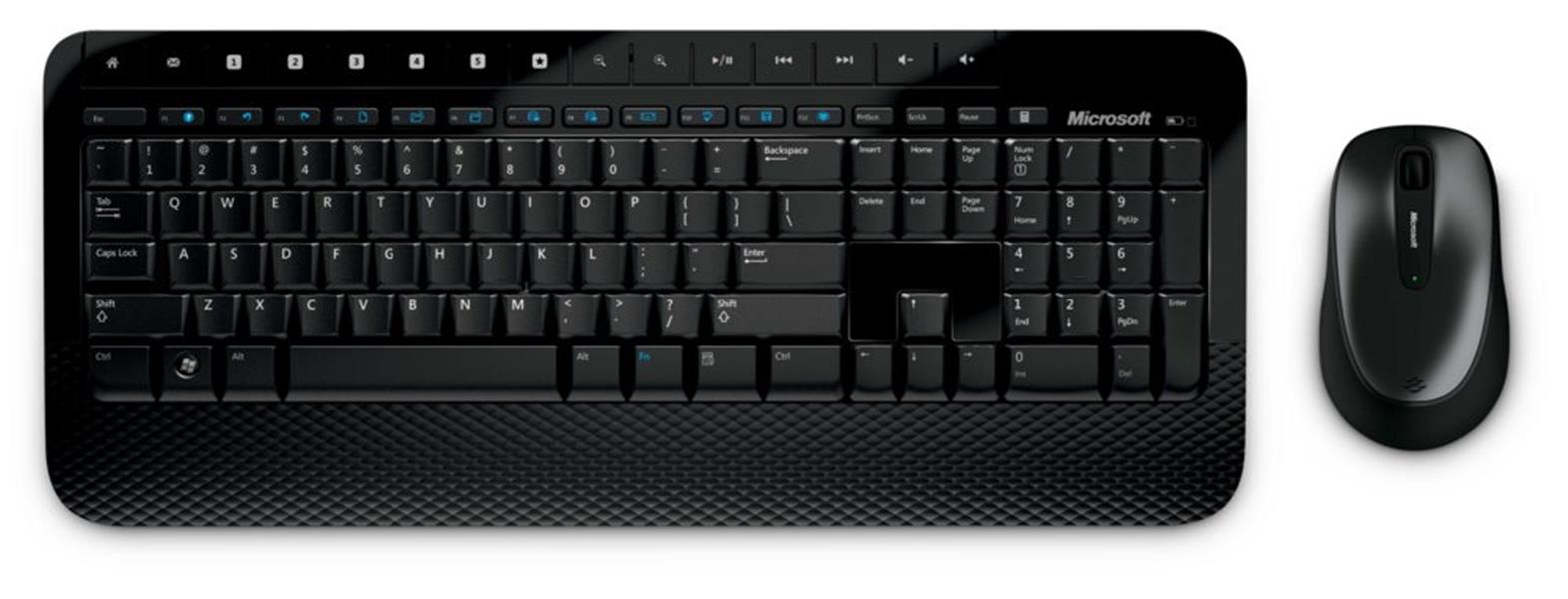 Microsoft Wireless Desktop 2000 toetsenbord RF Draadloos QWERTY US International Zwart