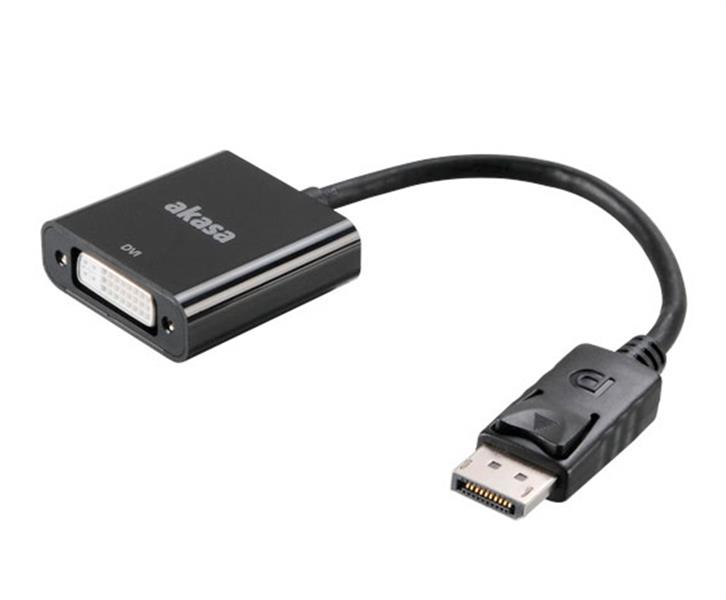 Akasa DisplayPort to DVI Passive Converter 20cm *DPM *DVIF