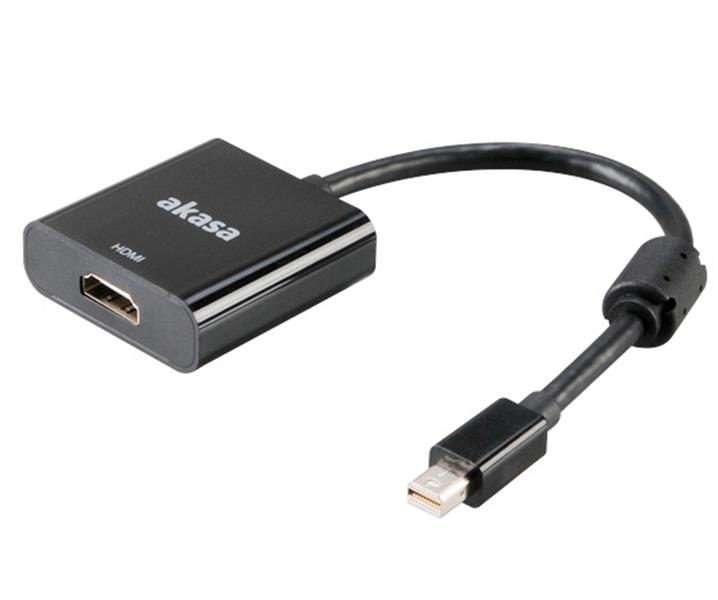 Akasa Mini DisplayPort to HDMI Active Converter 20cm *MDPM *HDMIF