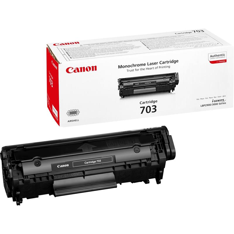 Canon Toner CRG703 Black Origineel Zwart 3 stuk(s)