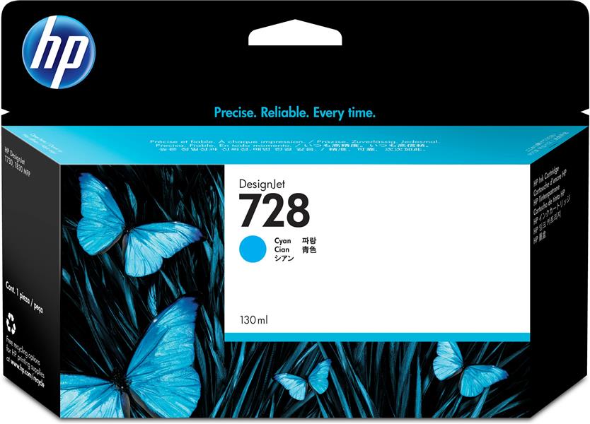 HP 728 Origineel Cyaan