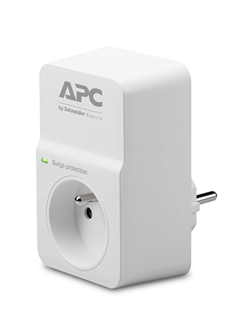 APC SurgeArrest 1 Overspanningsbeveiliging 230 V Wit