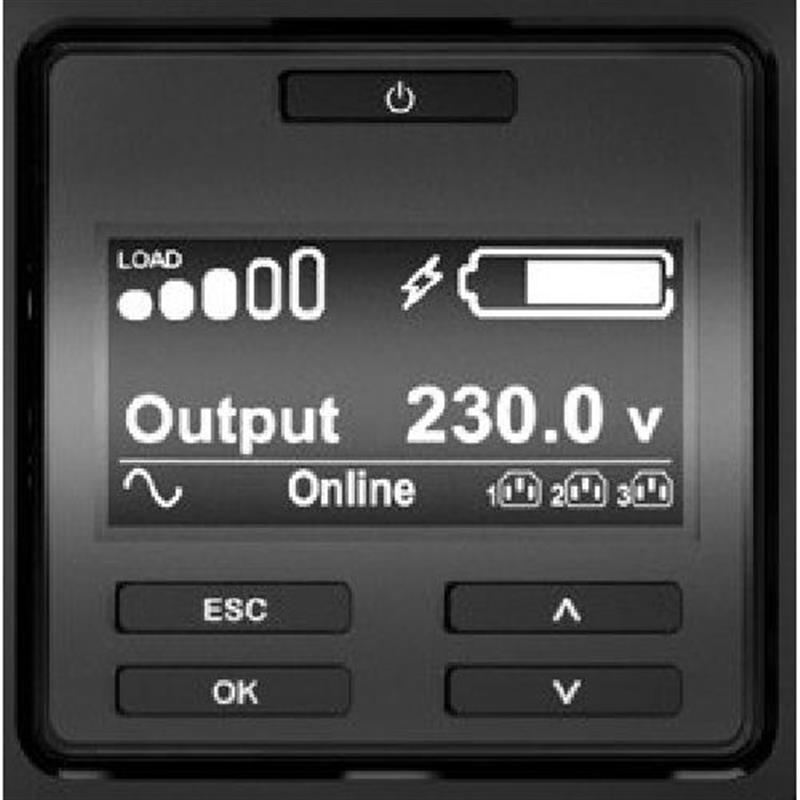 APC Smart-UPS On-Line 2200VA noodstroomvoeding 8x C13, 2x C19 uitgang, rackmountable