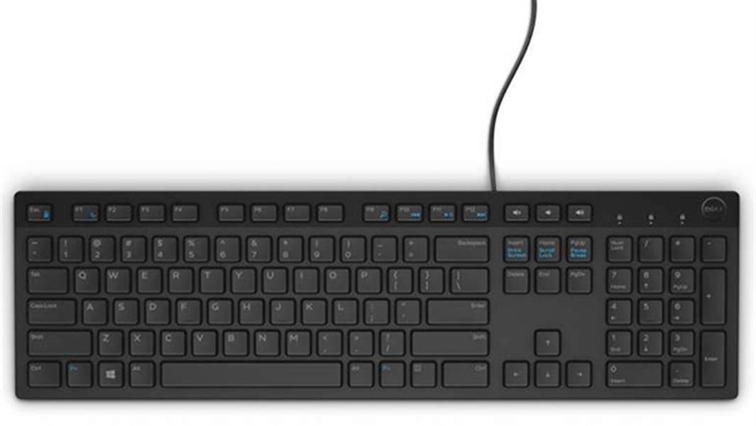 DELL KB216 toetsenbord USB QWERTY Nederlands Zwart