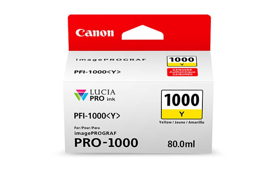 Canon PFI-1000 Y Origineel Geel