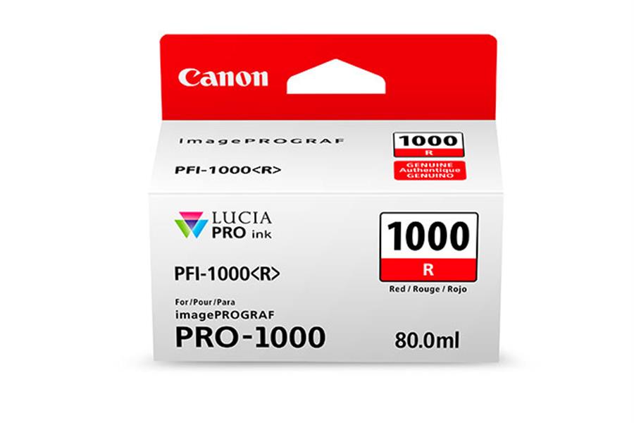 Canon PFI-1000 R Origineel Rood
