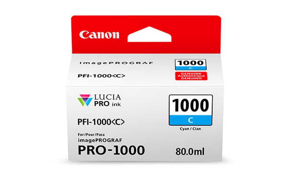 Canon PFI-1000 C Origineel Cyaan