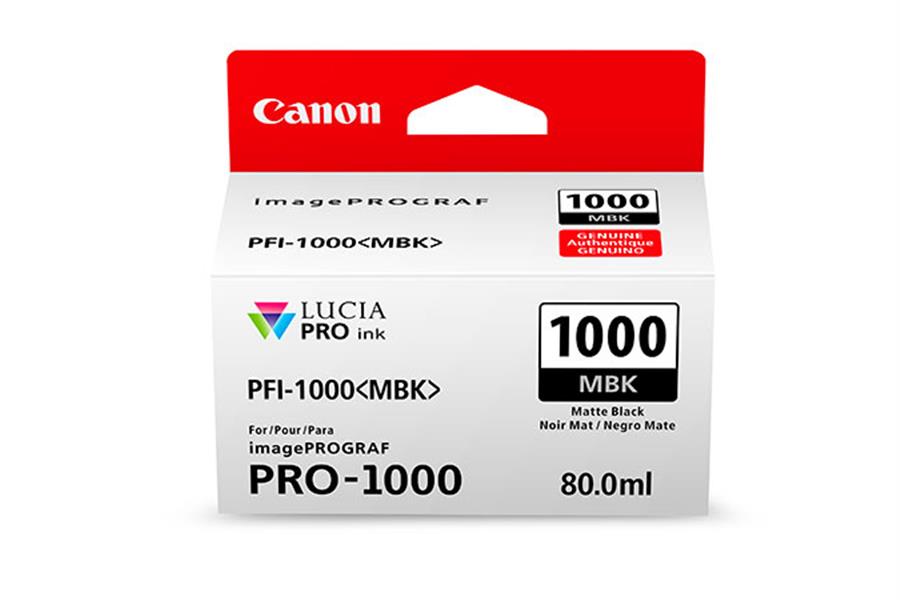 Canon PFI-1000 MBK Origineel Mat Zwart