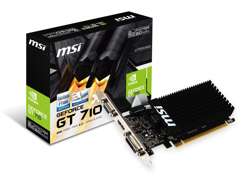 MSI V809-2000R videokaart GeForce GT 710 2 GB GDDR3