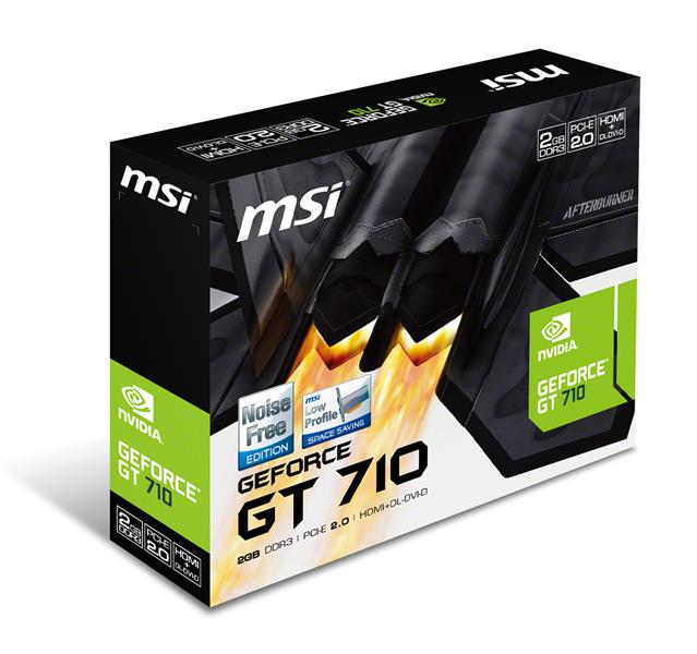 MSI V809-2000R videokaart GeForce GT 710 2 GB GDDR3