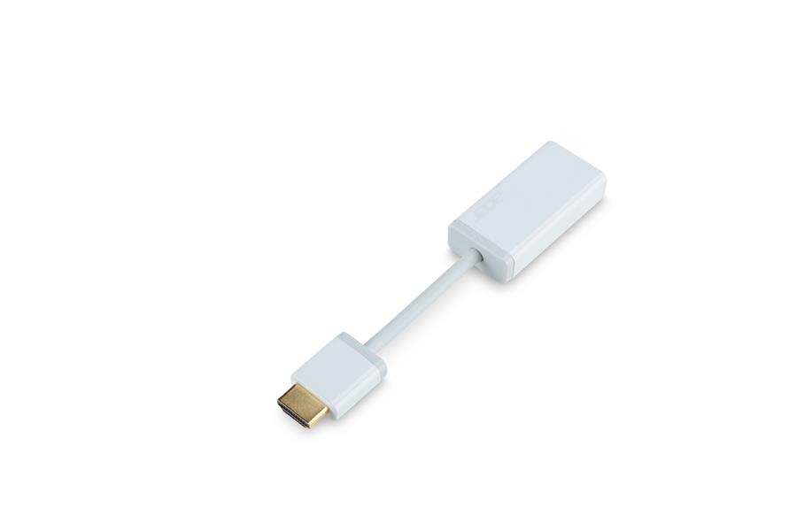 Acer NP.CAB1A.001 video kabel adapter 0,15 m VGA (D-Sub) HDMI Type A (Standaard) Wit