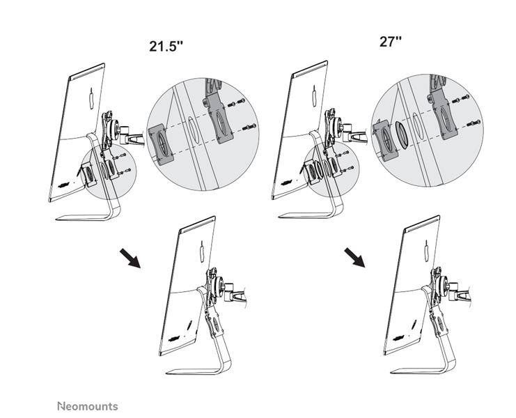 Neomounts imac vesa adapter