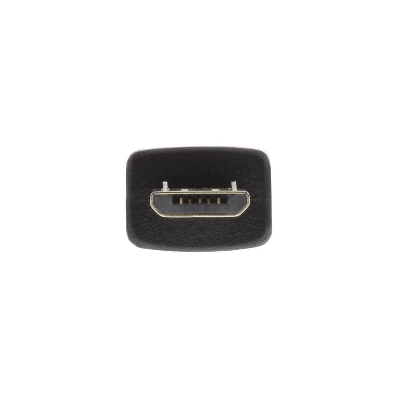 InLine Micro-USB 2 0 kabel USB A naar Micro-B zwart 0 3m