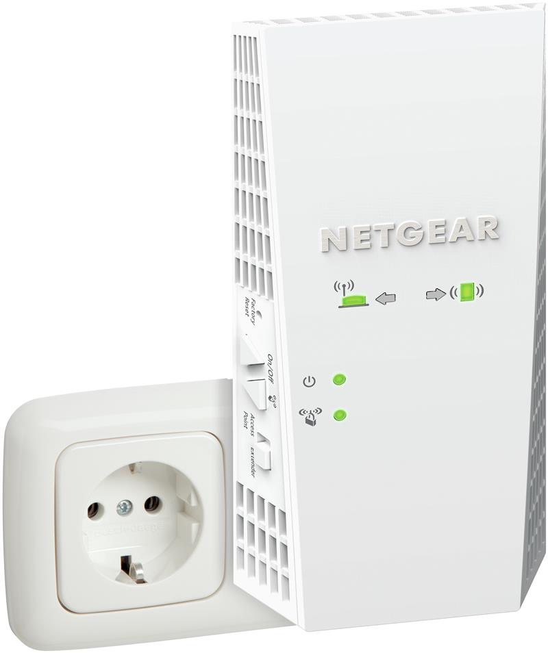 Netgear Nighthawk EX7300 X4 AC2200, Dual-Band WiFi Range Extender - 1 Gigabit Ethernet poort
