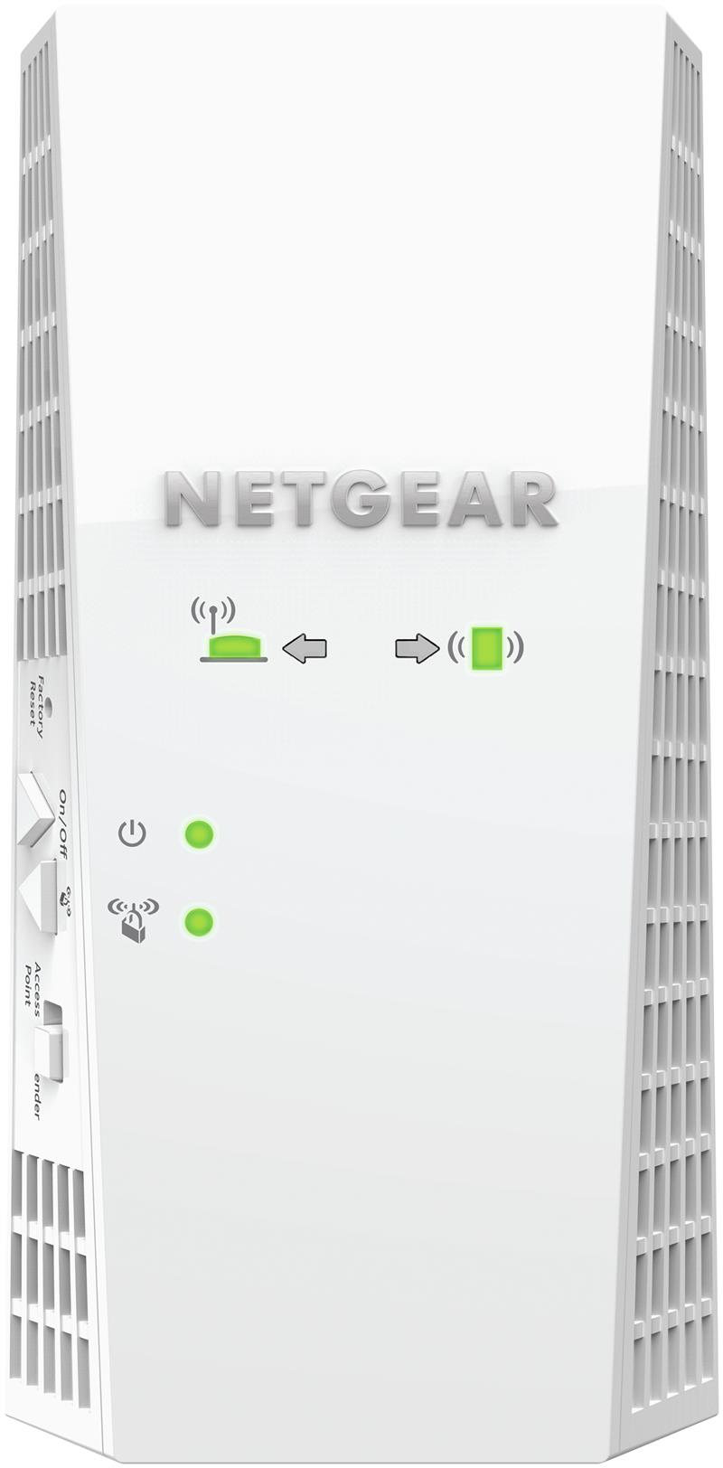 Netgear Nighthawk EX7300 X4 AC2200, Dual-Band WiFi Range Extender - 1 Gigabit Ethernet poort