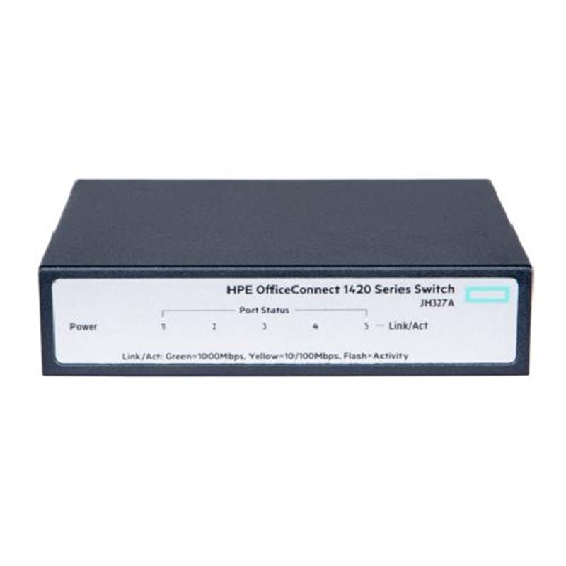 Hewlett Packard Enterprise OfficeConnect 1420 5G Unmanaged L2 Gigabit Ethernet 10 100 1000 Grijs 1U