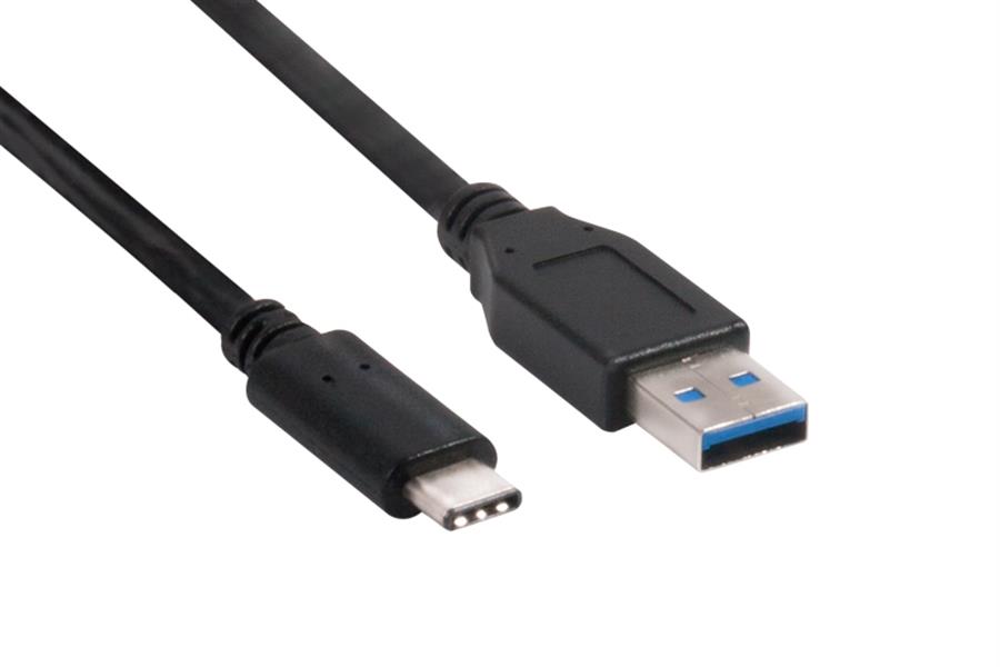 CLUB3D USB 3.1 Type-C naarType-A Cable 10Gbps PD 60W M/M 1m/3.28ft