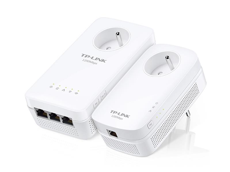 TP-LINK AV1200 1200 Mbit/s Ethernet LAN Wifi Wit 2 stuk(s)
