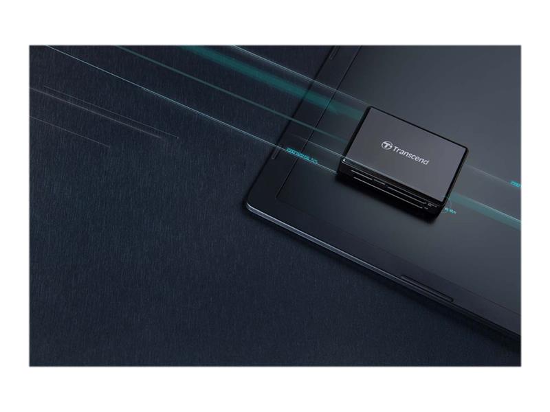 Transcend geheugenkaartlezer Micro-USB Zwart
