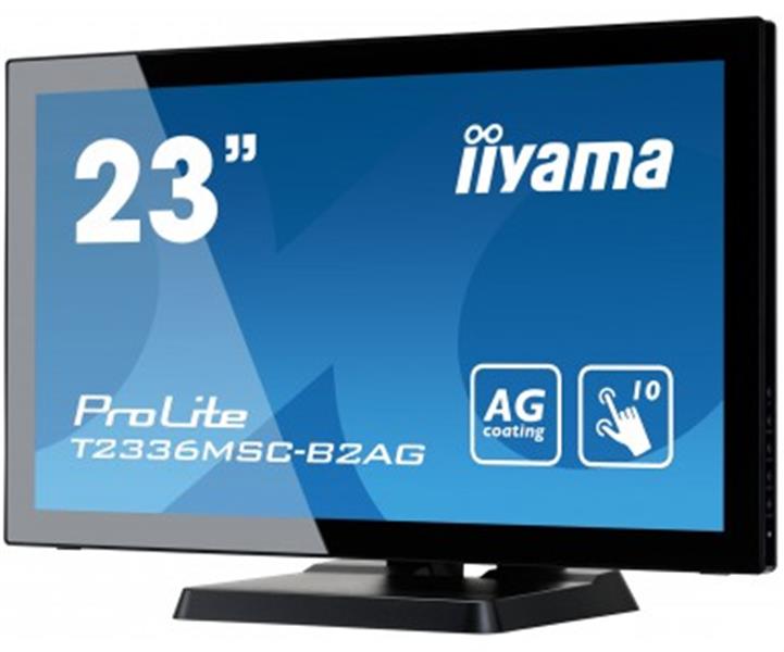 iiyama ProLite T2336MSC-B2AG touch screen-monitor 58,4 cm (23"") 1920 x 1080 Pixels Zwart Multi-touch