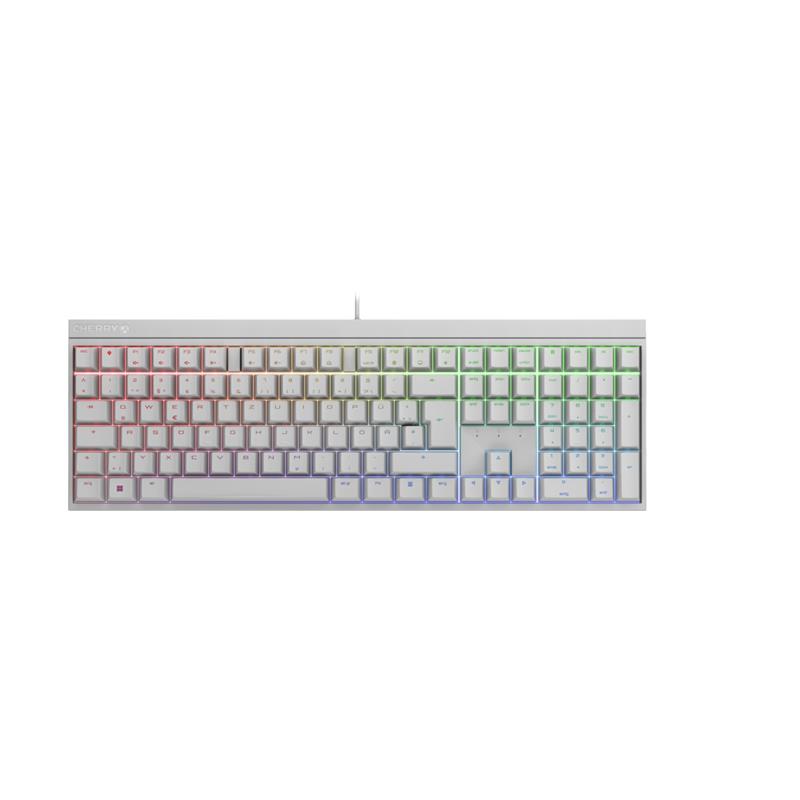CHERRY MX 2.0S RGB toetsenbord USB QWERTZ Duits Wit
