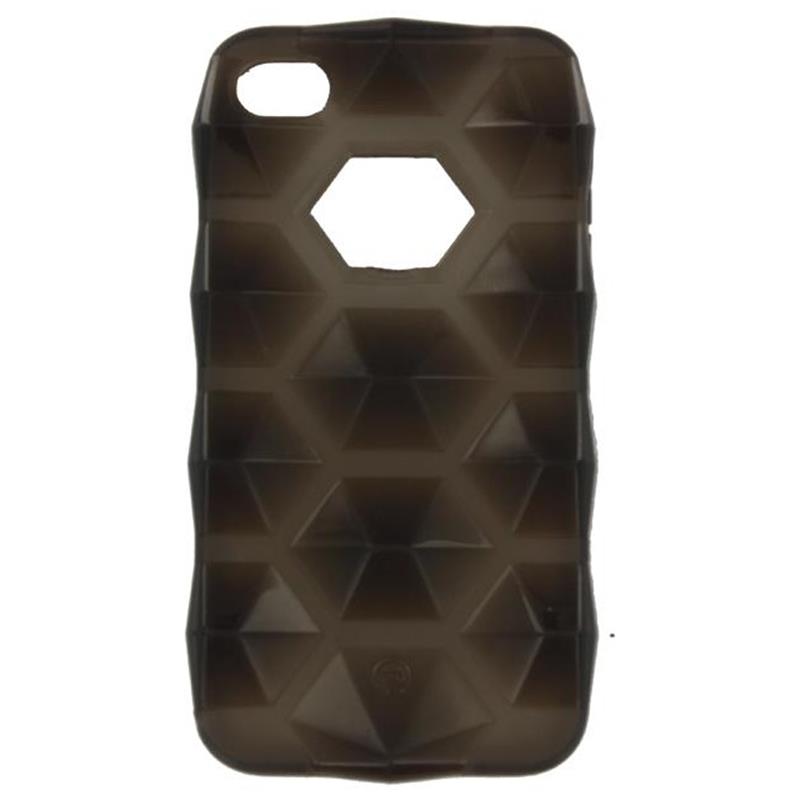 Xccess TPU Case Apple iPhone 4 4S Prisma Transparent Black