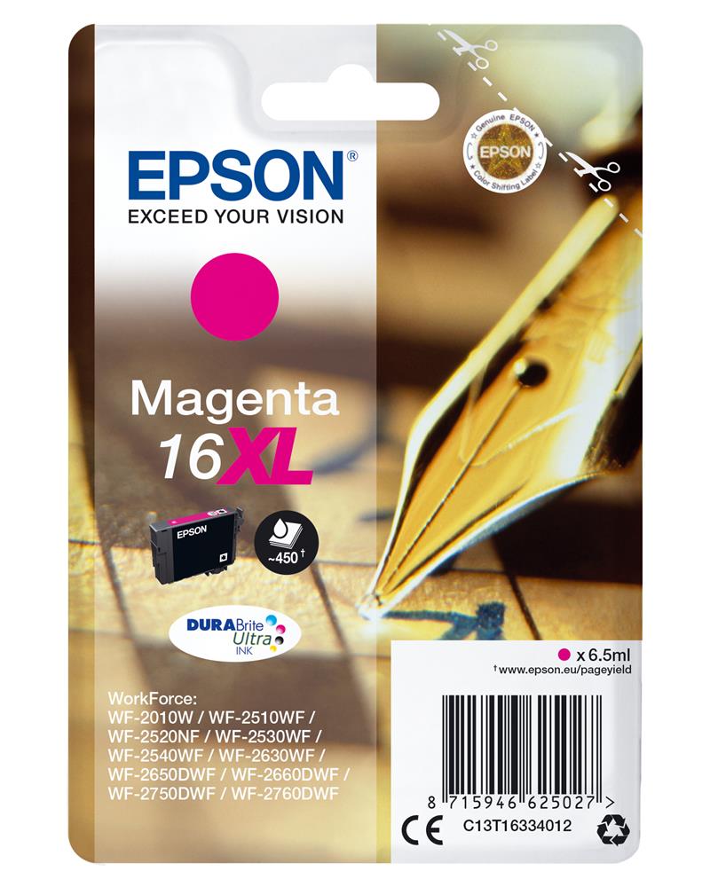 Epson Pen and crossword Singlepack Magenta 16XL DURABrite Ultra Ink