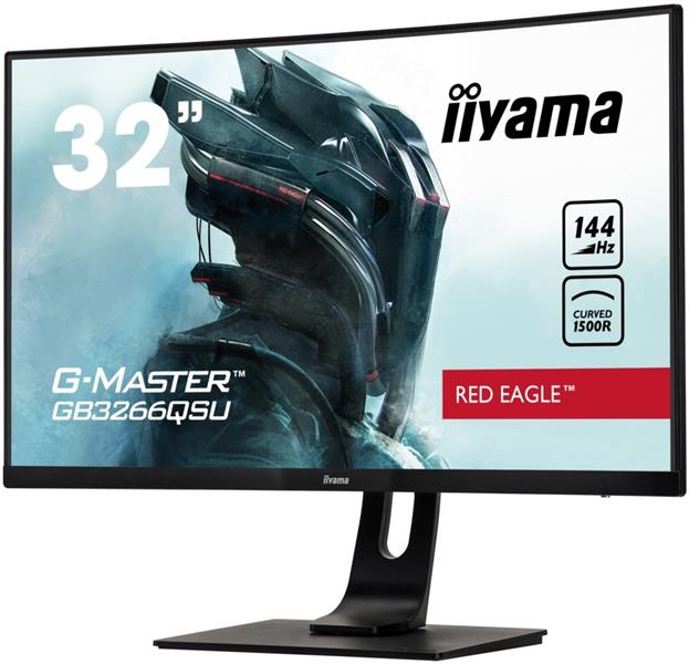 iiyama G-MASTER GB3266QSU-B1 LED display 81,3 cm (32"") 2560 x 1440 Pixels WQHD Zwart