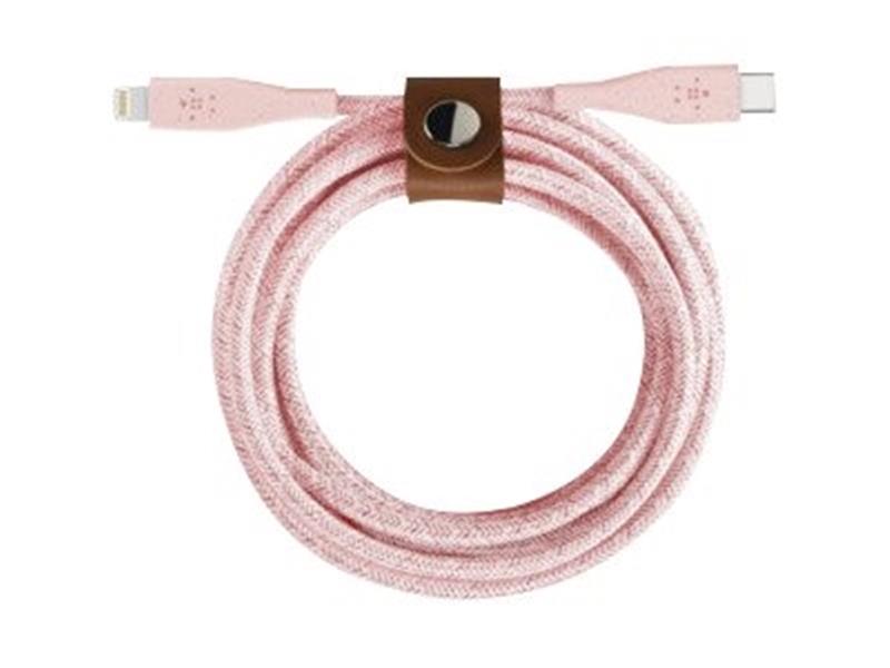 Belkin F8J243BT04-PNK Lightning-kabel 0,7 m Roze