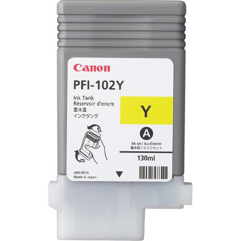 Canon PFI-102Y Origineel Geel
