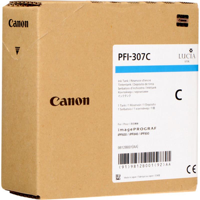 Canon PFI-307C Origineel Cyaan