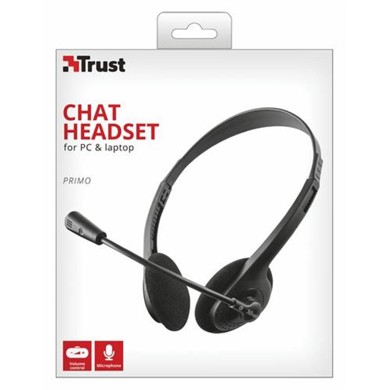 Trust 21665 hoofdtelefoon/headset In-ear Zwart 3,5mm-connector