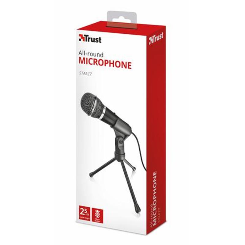 Trust 21671 microfoon PC-microfoon Zwart