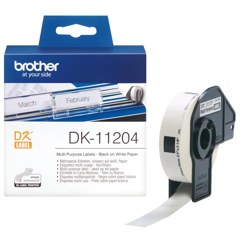 Brother Multifunctionele labels papier 17 x 54 mm