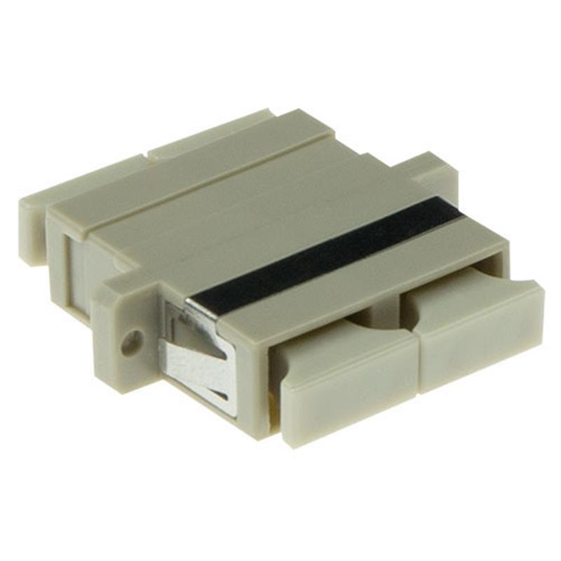 ACT EA1006 glasvezeladapter SC/SC 1 stuk(s) Zwart, Grijs