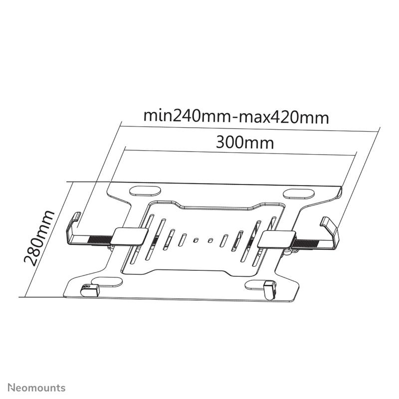 Neomounts laptop houder