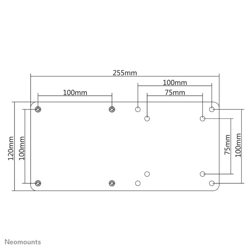 Neomounts nuc/thin client houder