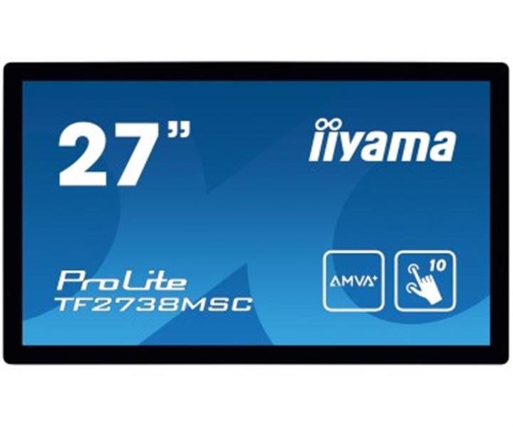 iiyama ProLite TF2738MSC-B1 touch screen-monitor 68,6 cm (27"") 1920 x 1080 Pixels Zwart Multi-touch