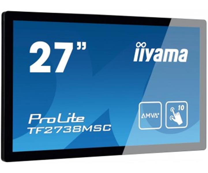 iiyama ProLite TF2738MSC-B1 touch screen-monitor 68,6 cm (27"") 1920 x 1080 Pixels Zwart Multi-touch