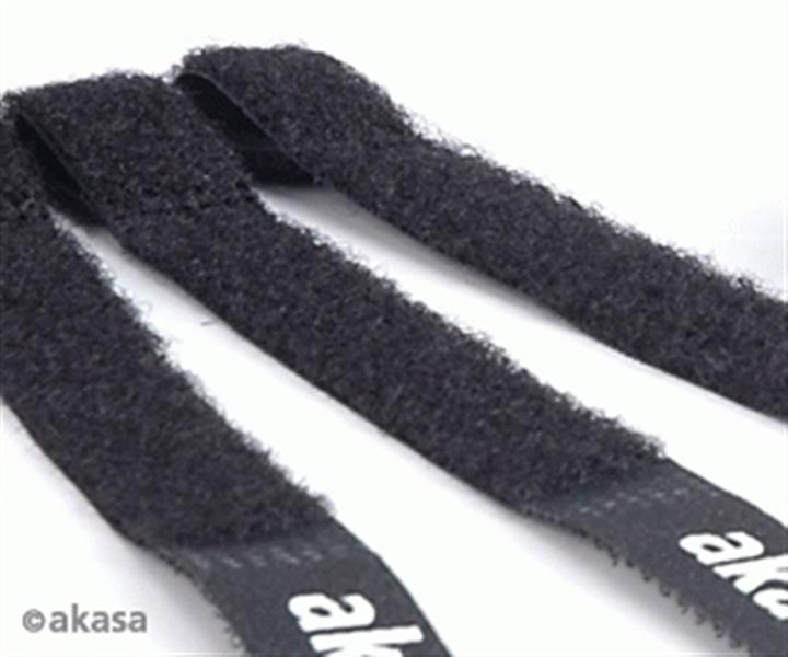 Akasa cable tidy velcro strap 5 pcs black