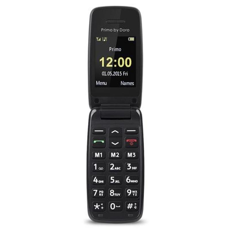 Doro Primo 401 5 08 cm 2 115 g Zwart Rood Instapmodel telefoon